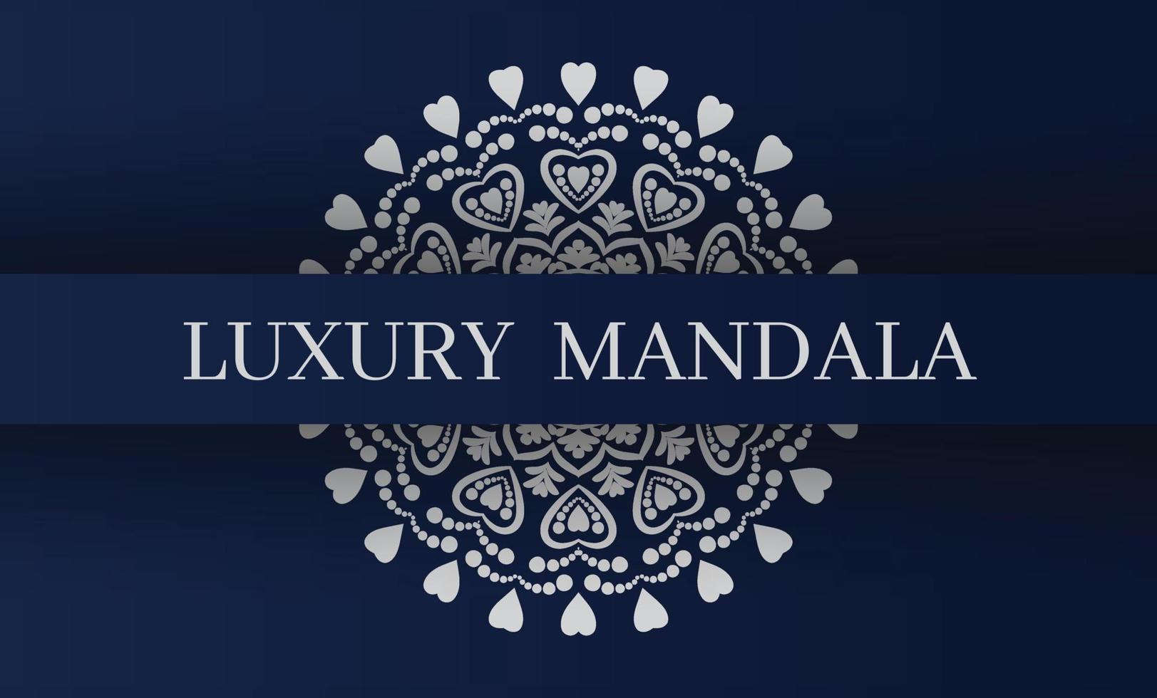 Mandala luxury background design template vector