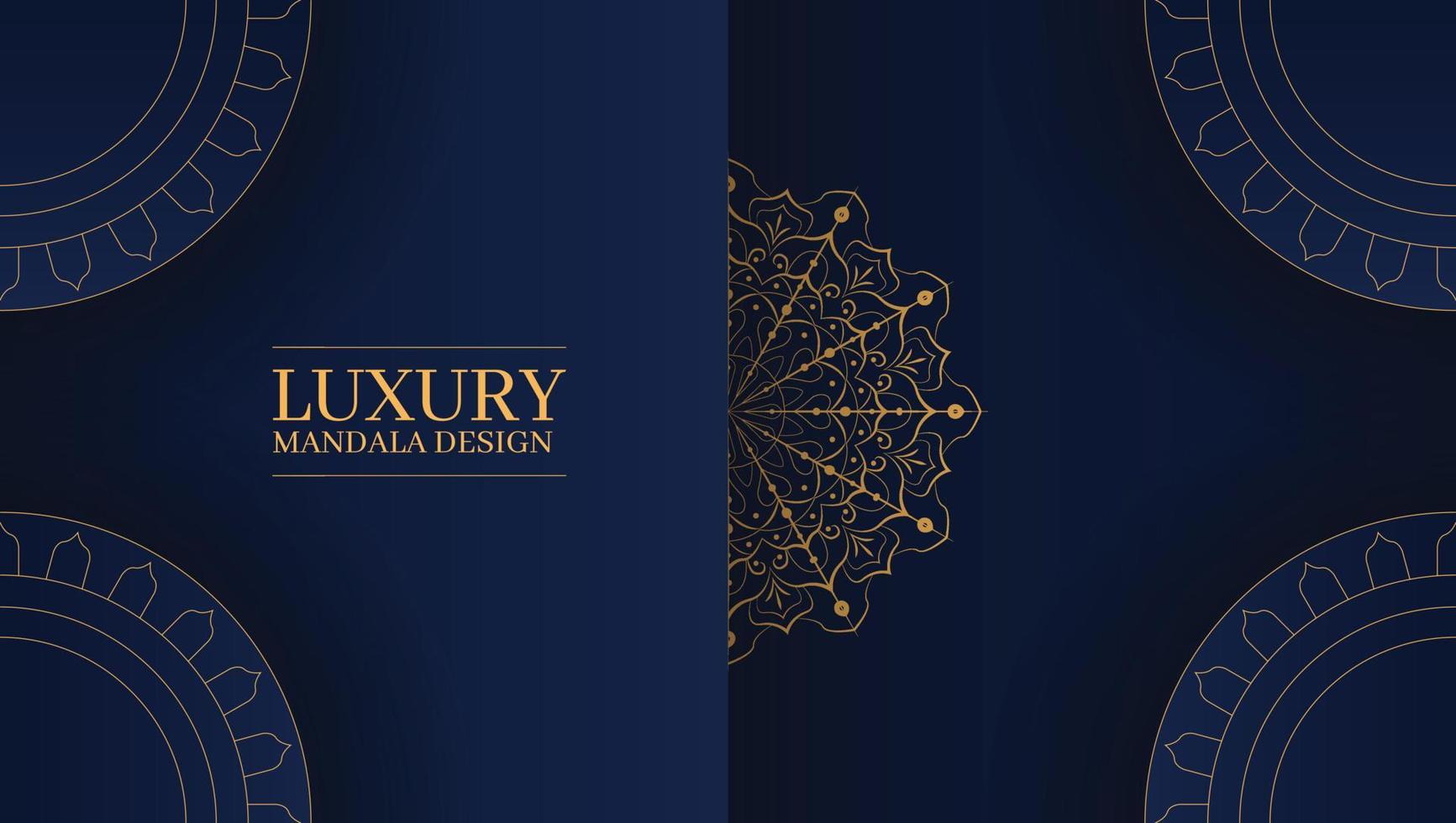 Luxury mandala Background Design Template vector