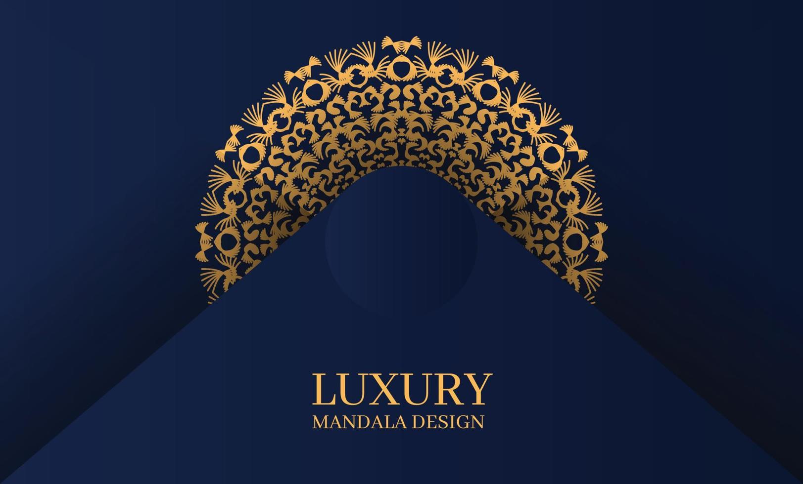 Mandala Luxury Background Design Template vector