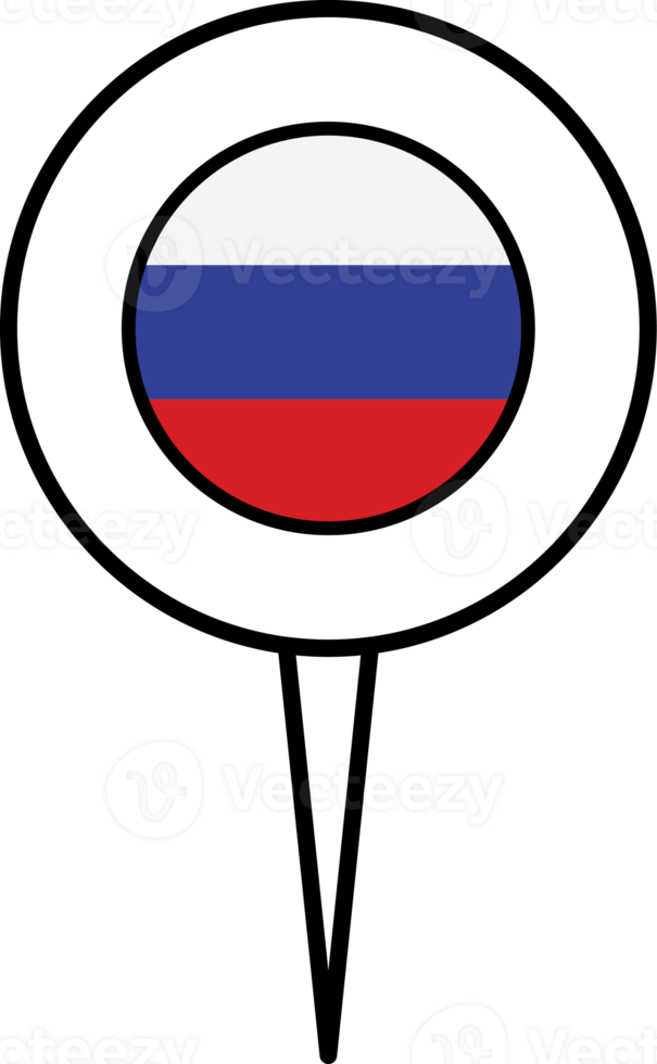 Rusia bandera alfiler ubicación icono. png