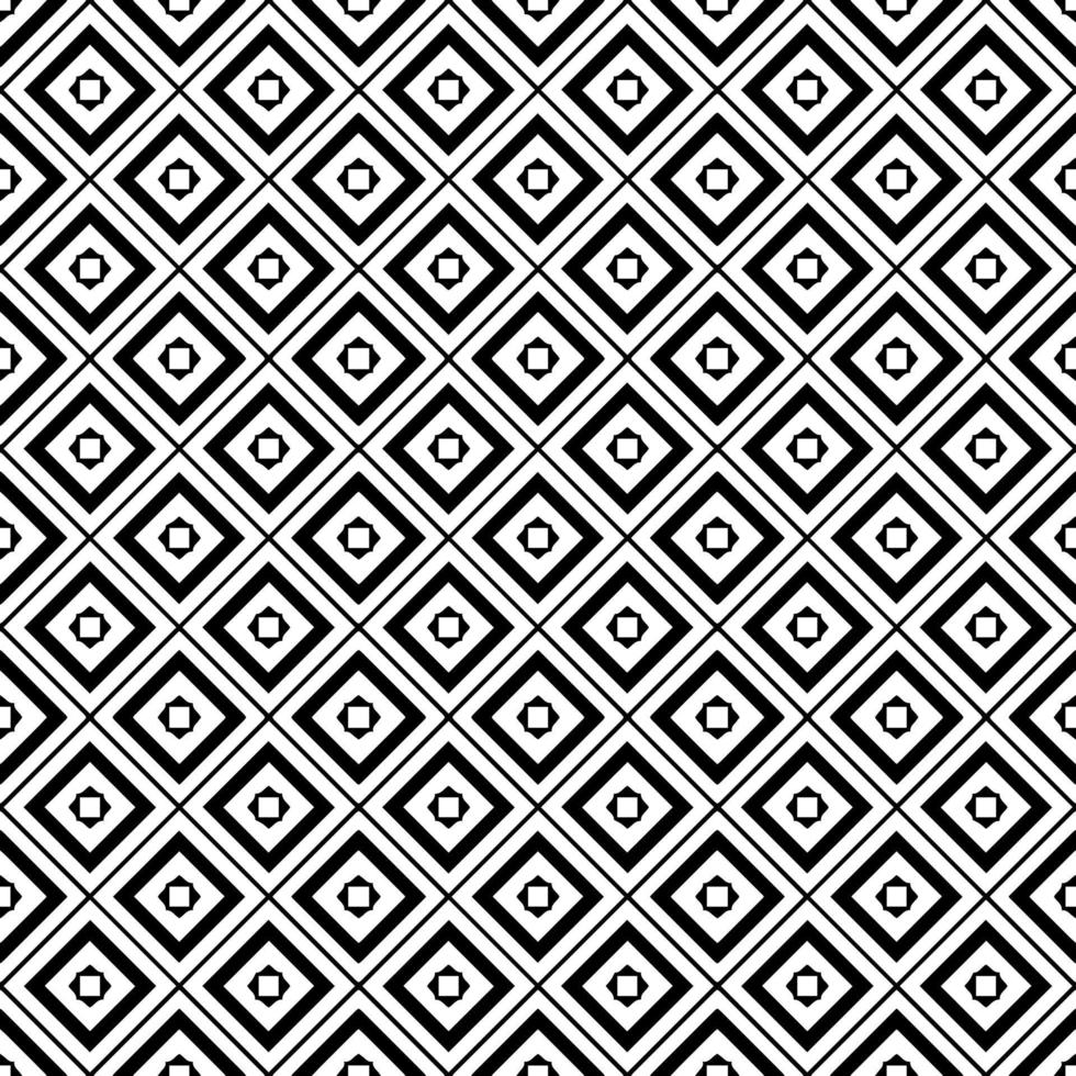 Black and white seamless pattern texture. Greyscale ornamental graphic design. vector