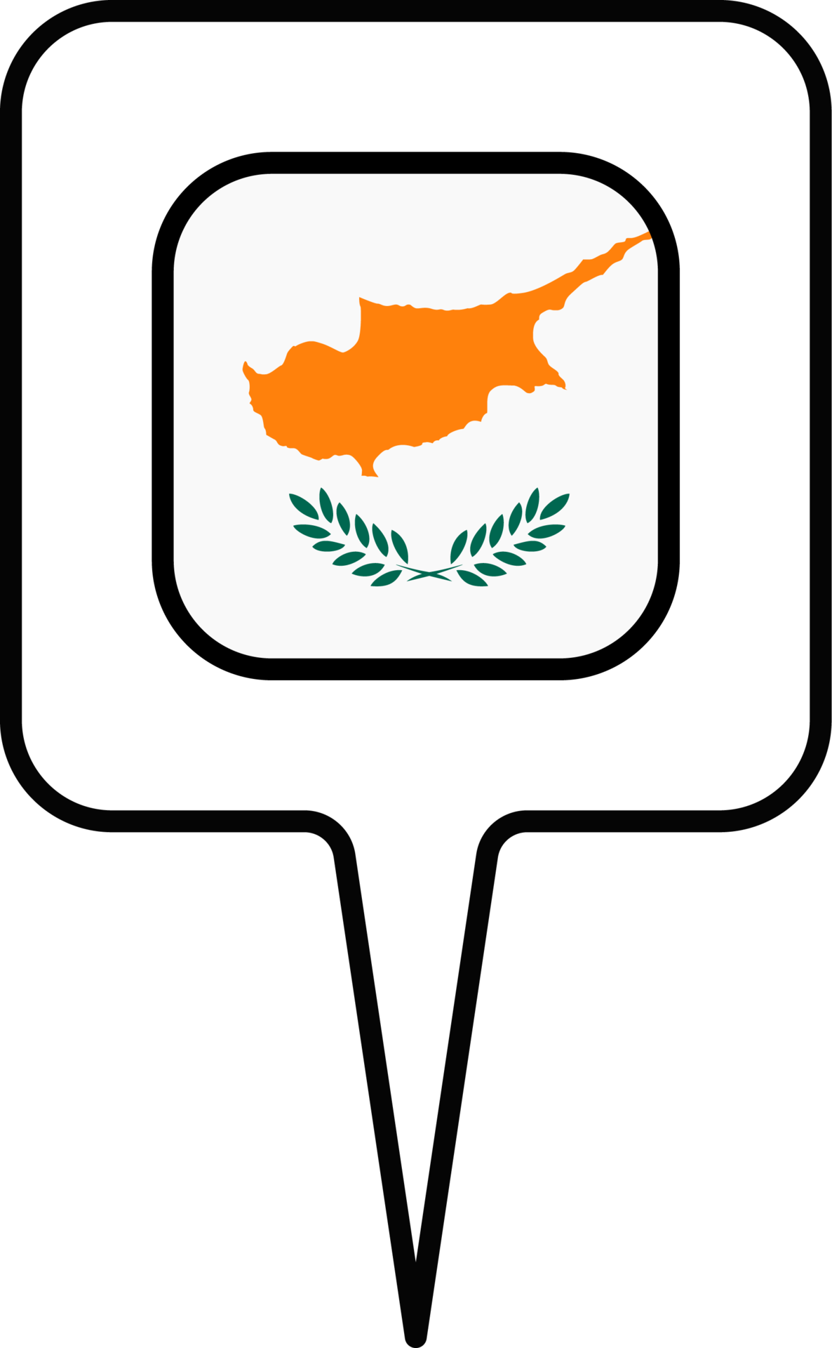 Cyprus Flag Map Pointer Icon Square Design 22121311 Png Cyprus Flag Map Pointer Icon Square Design 22121311 Png