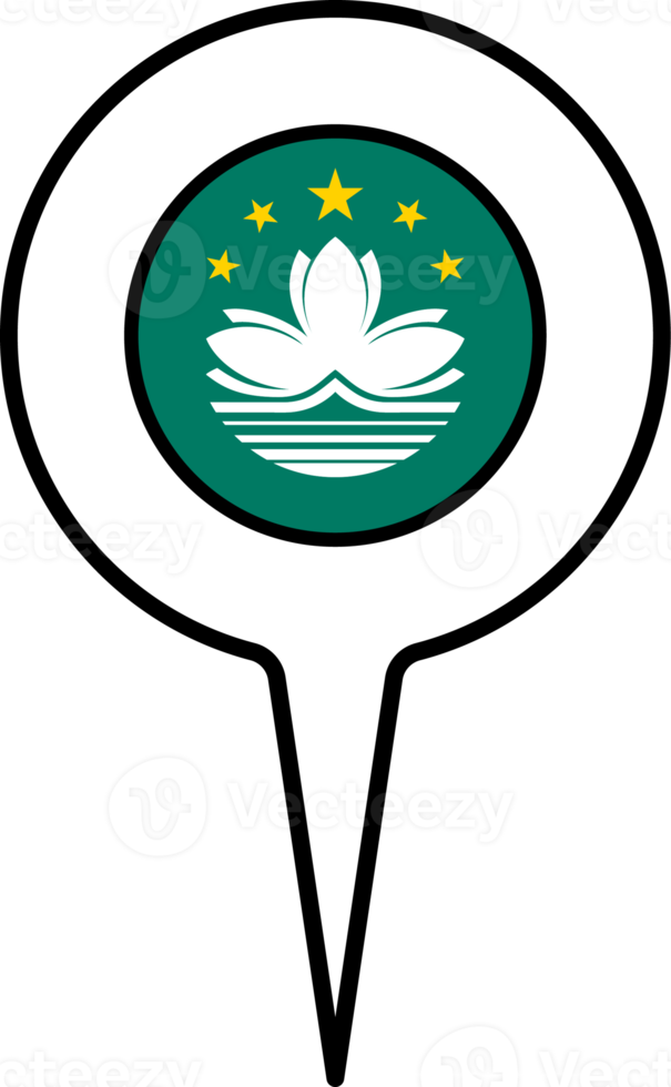 Macau flag Map pointer icon. png