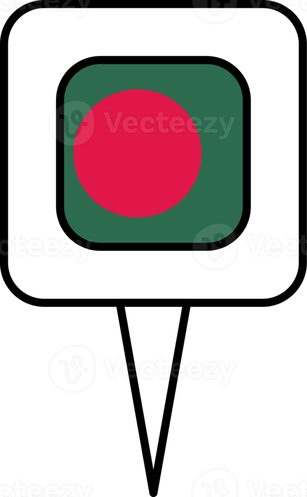 Bangladesh flag pin place icon. png