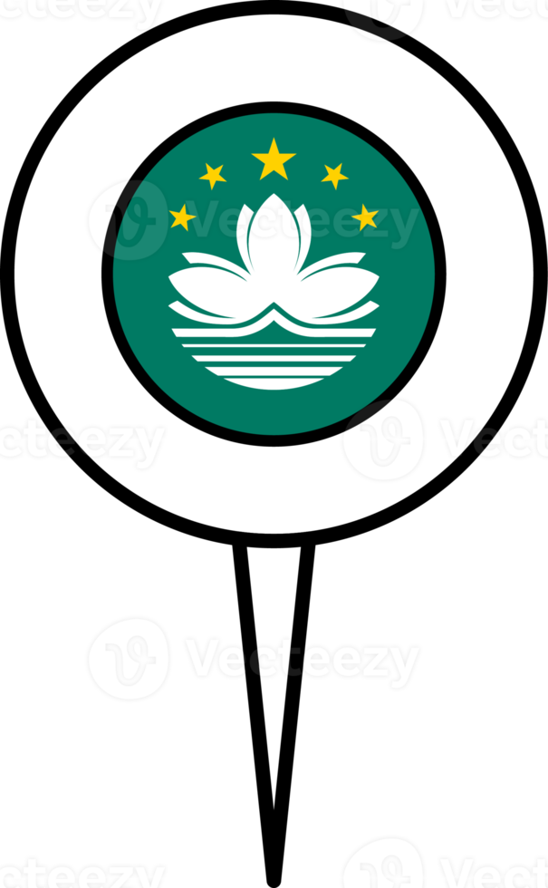 Macau flag pin location icon. png