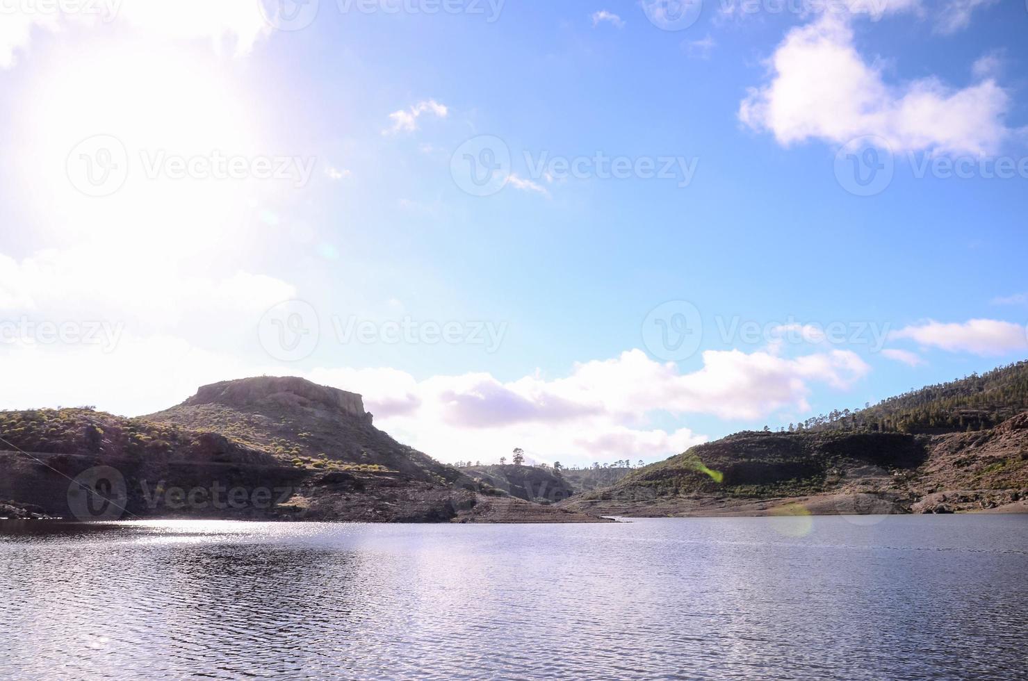 Scenic mountain view photo
