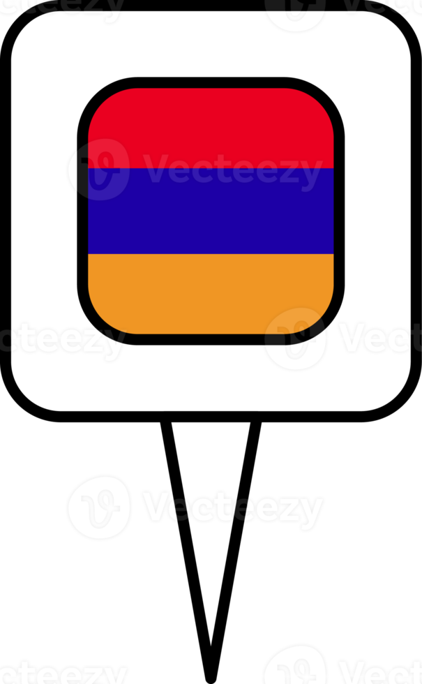 Armenia flag pin place icon. png