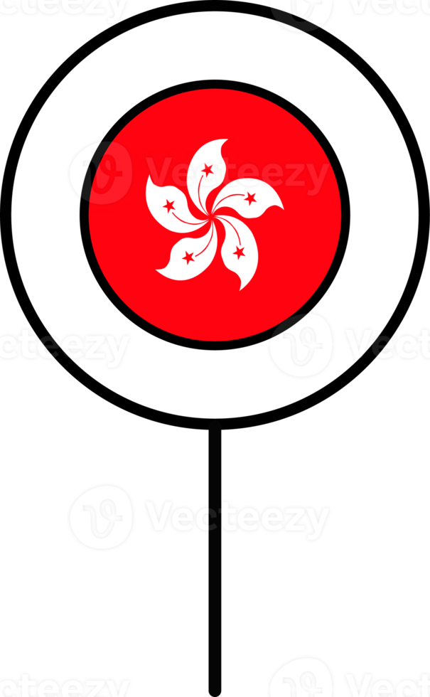 Hong Kong flag circle pin icon. png