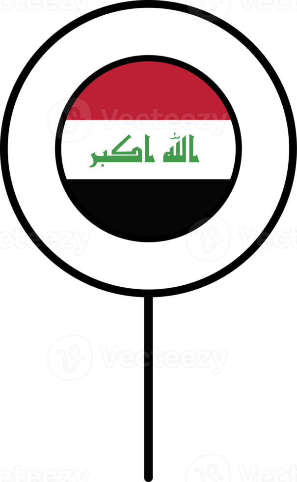 Iraq flag circle pin icon. png