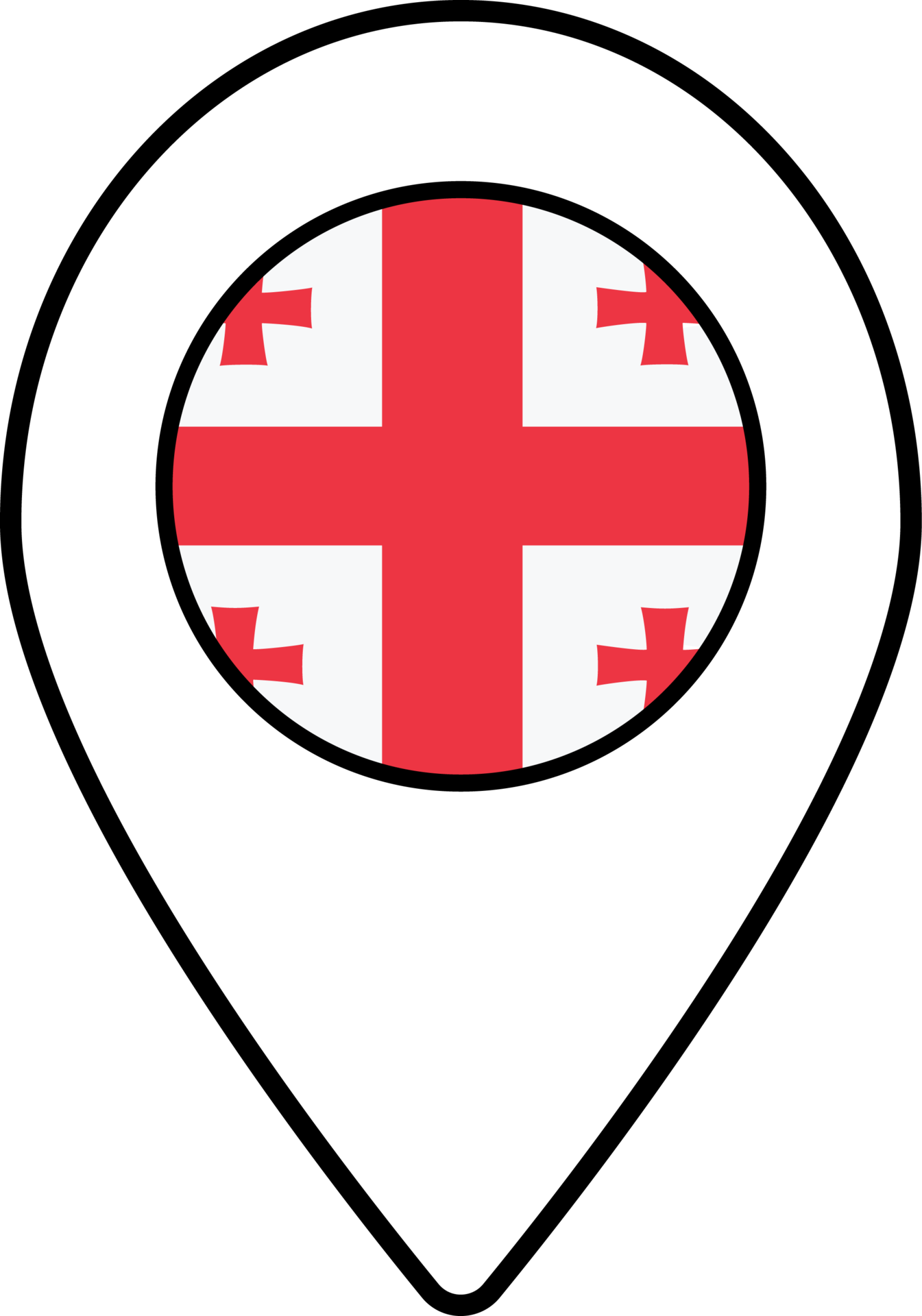 flag map pin navigation icon. 22121607 PNG