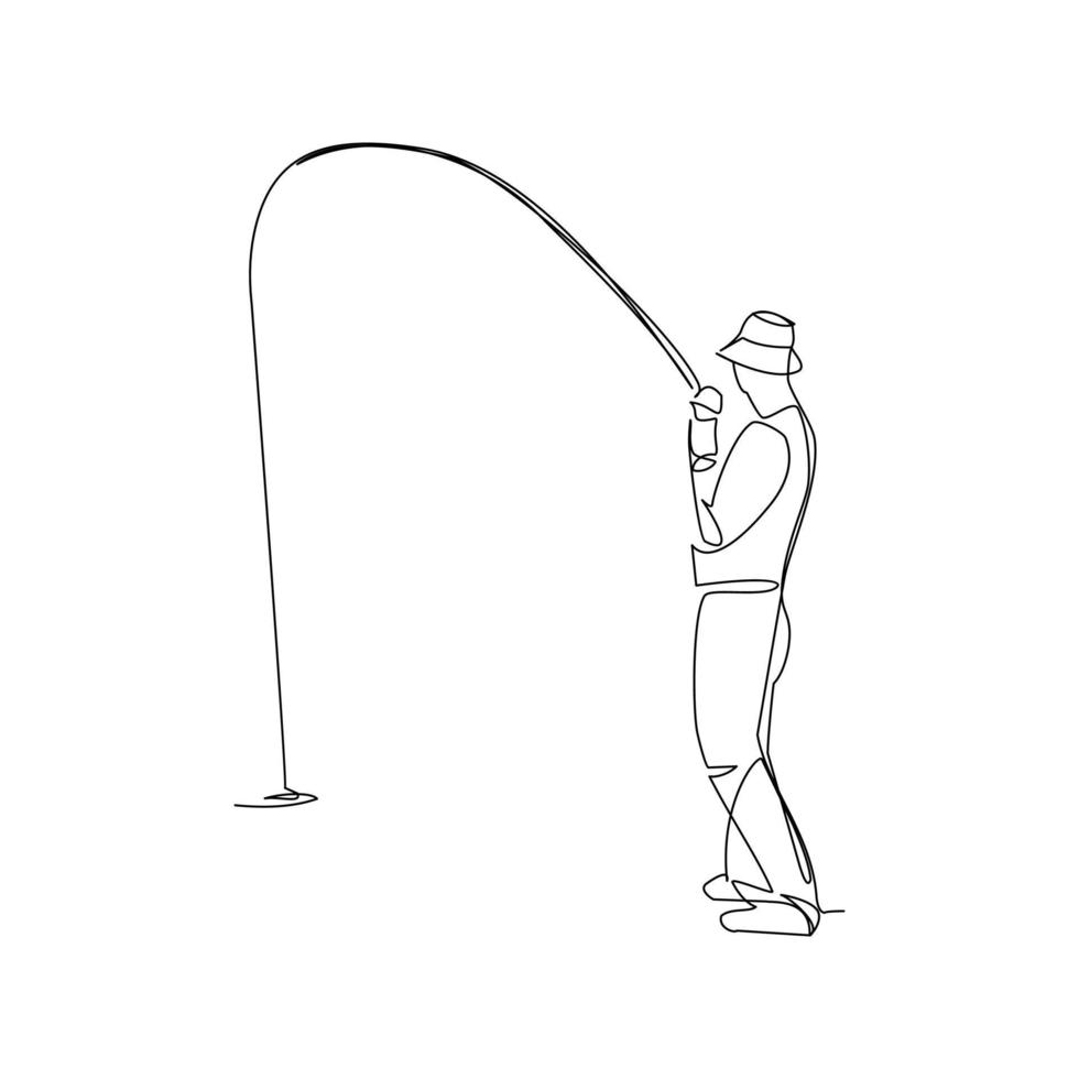 Fisherman vector illustration