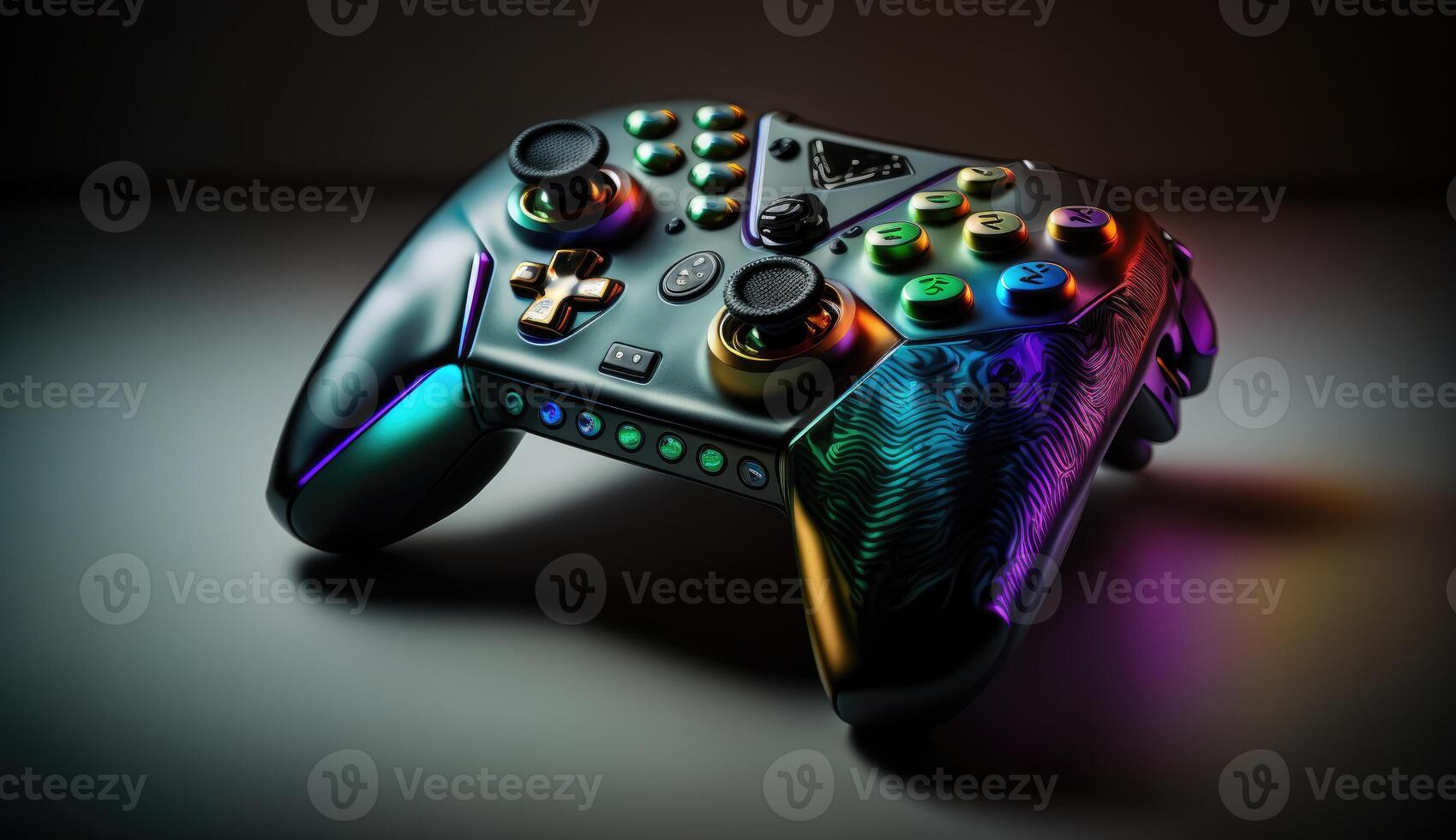 Cyberpunk gaming controller joystick, gamepad illustration 22122742 Stock Photo at Vecteezy