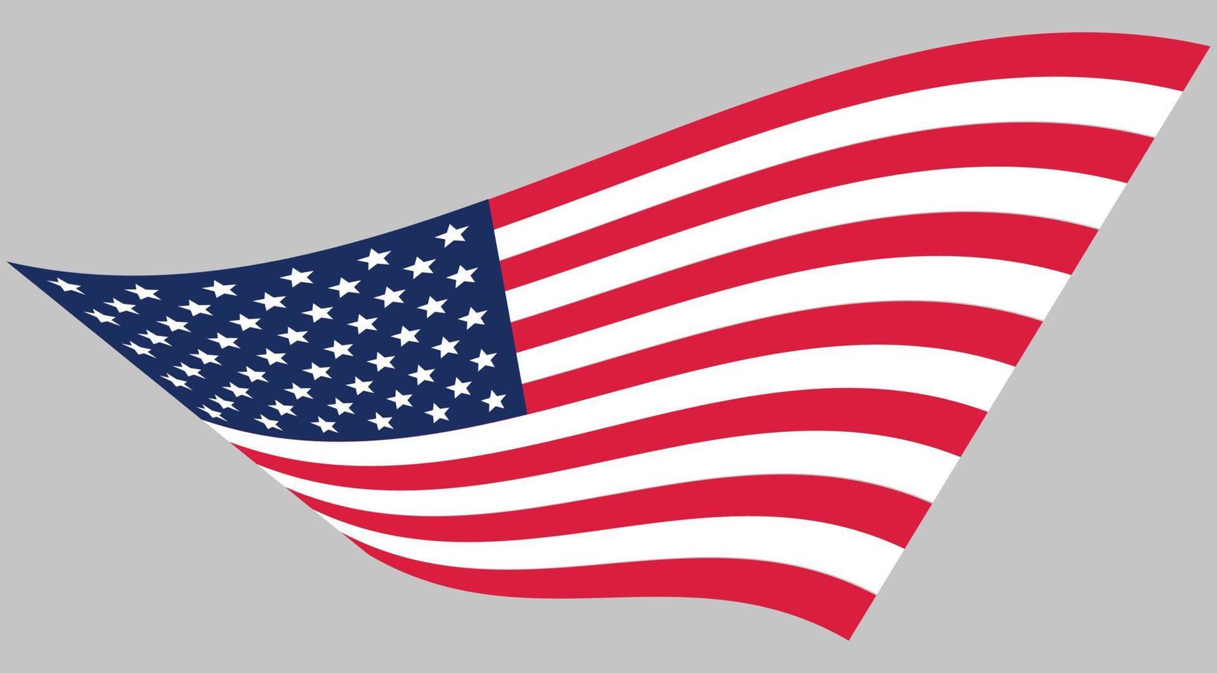 americano bandera Estados Unidos bandera vector ondulado bandera