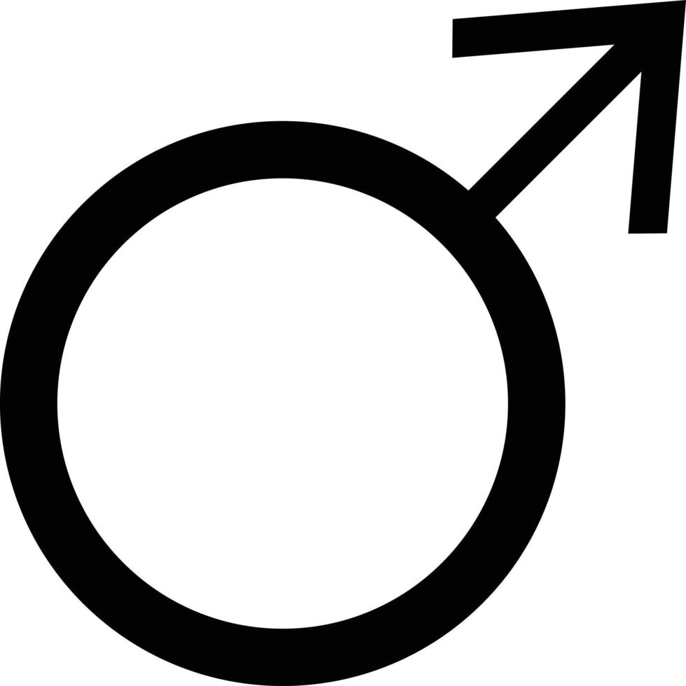 male sign icon. male symbol isolated icon vector illustration . gender icon