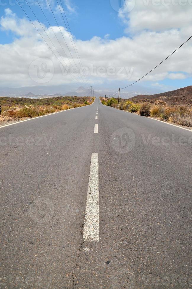 vista panorámica de la carretera foto