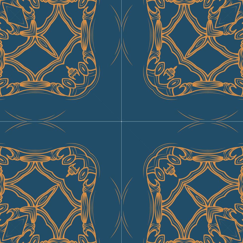 Vector seamless pattern. Modern stylish texture. Repeating geometric background with lines, circles and variously sized.