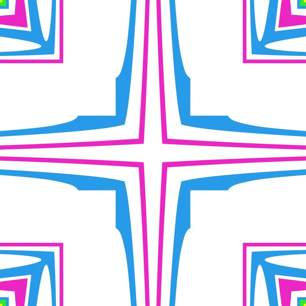 Modern Stylish Vector Seamless Pattern with Lines, Circles, and Various Sizes in Repeating Geometric Background.