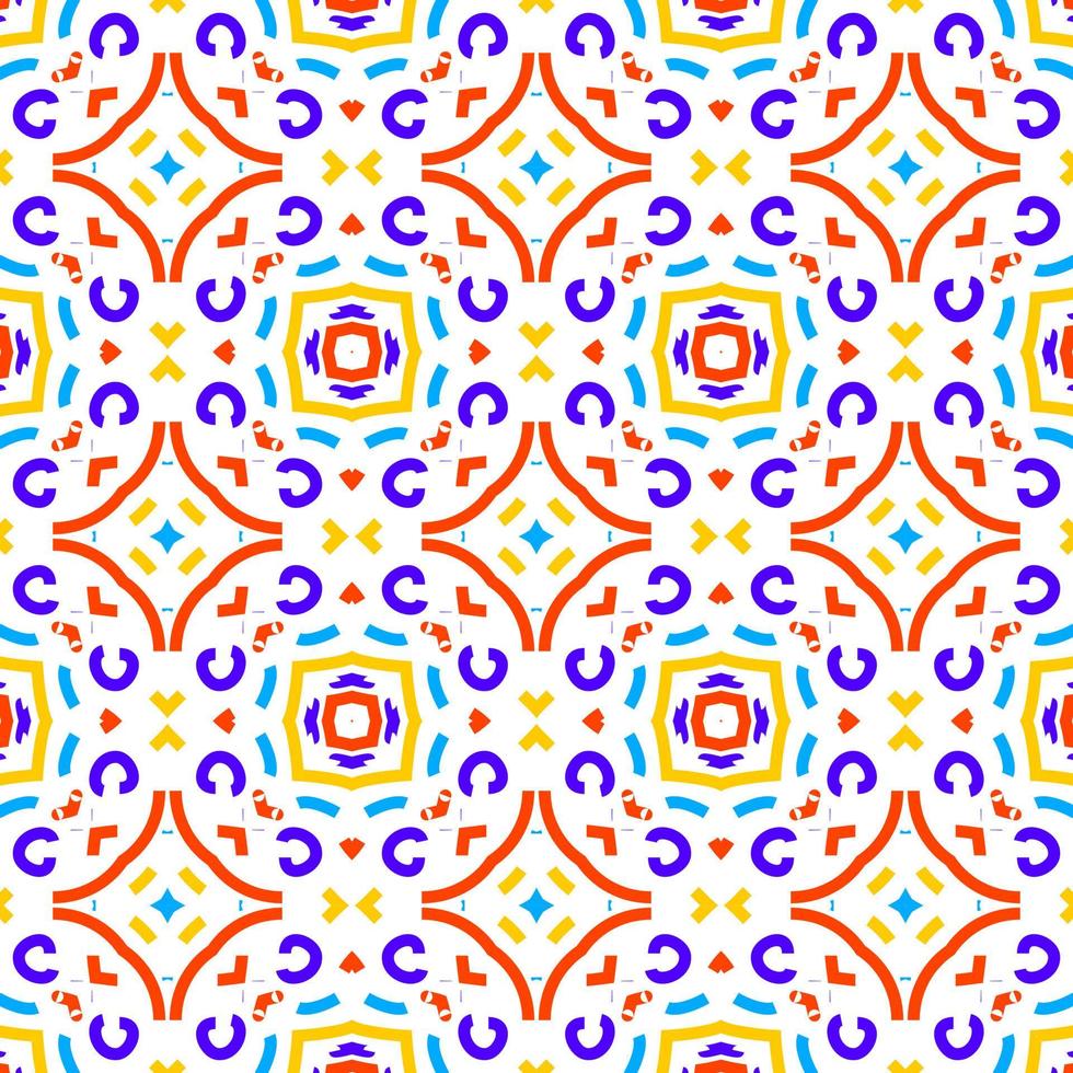Vector seamless pattern. Modern stylish texture. Repeating geometric background with lines, circles and variously sized.