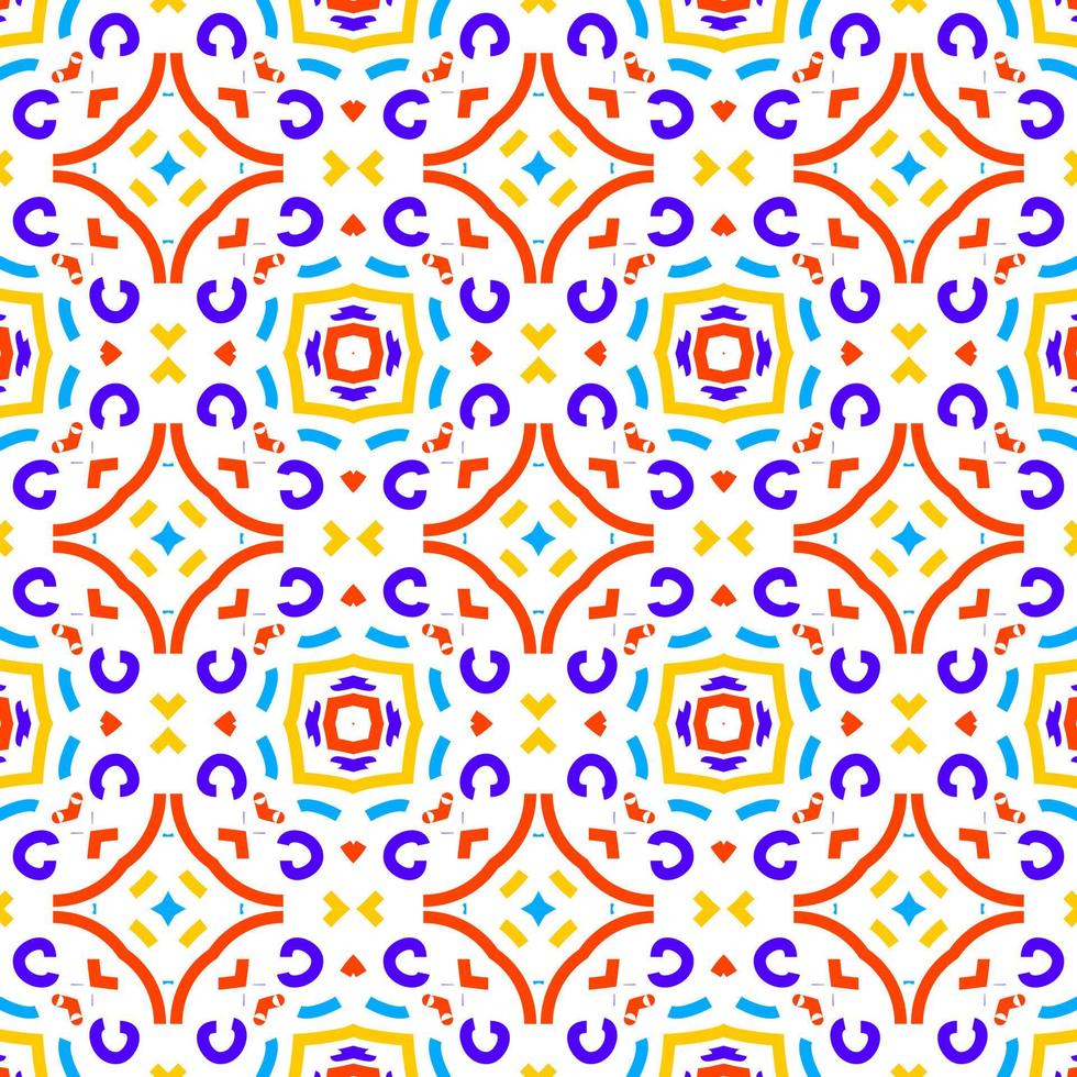 Vector seamless pattern. Modern stylish texture. Repeating geometric background with lines, circles and variously sized.