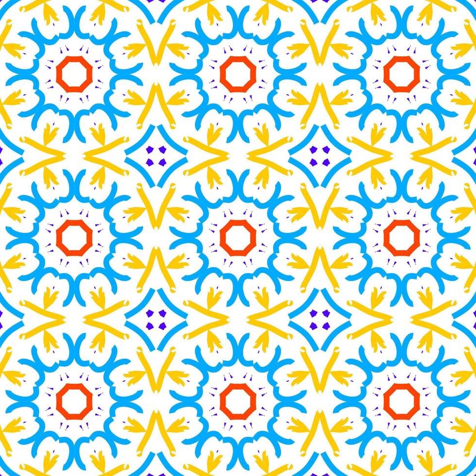 Modern Stylish Vector Seamless Pattern with Lines, Circles, and Various Sizes in Repeating Geometric Background.
