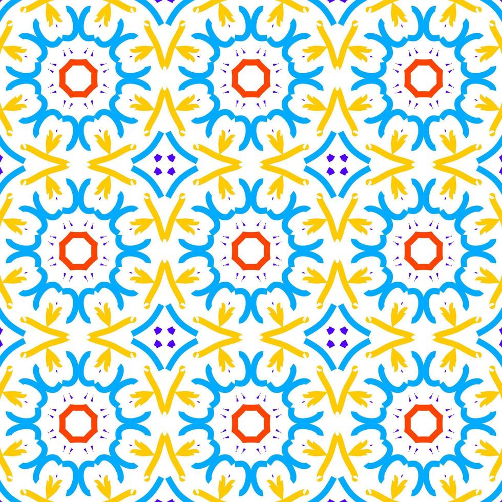 Modern Stylish Vector Seamless Pattern with Lines, Circles, and Various Sizes in Repeating Geometric Background.