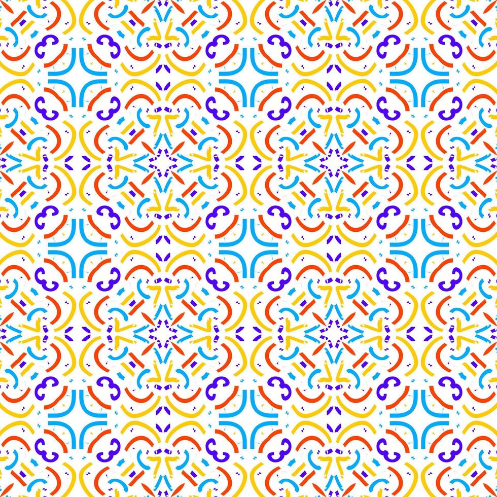 Vector seamless pattern. Modern stylish texture. Repeating geometric background with lines, circles and variously sized.