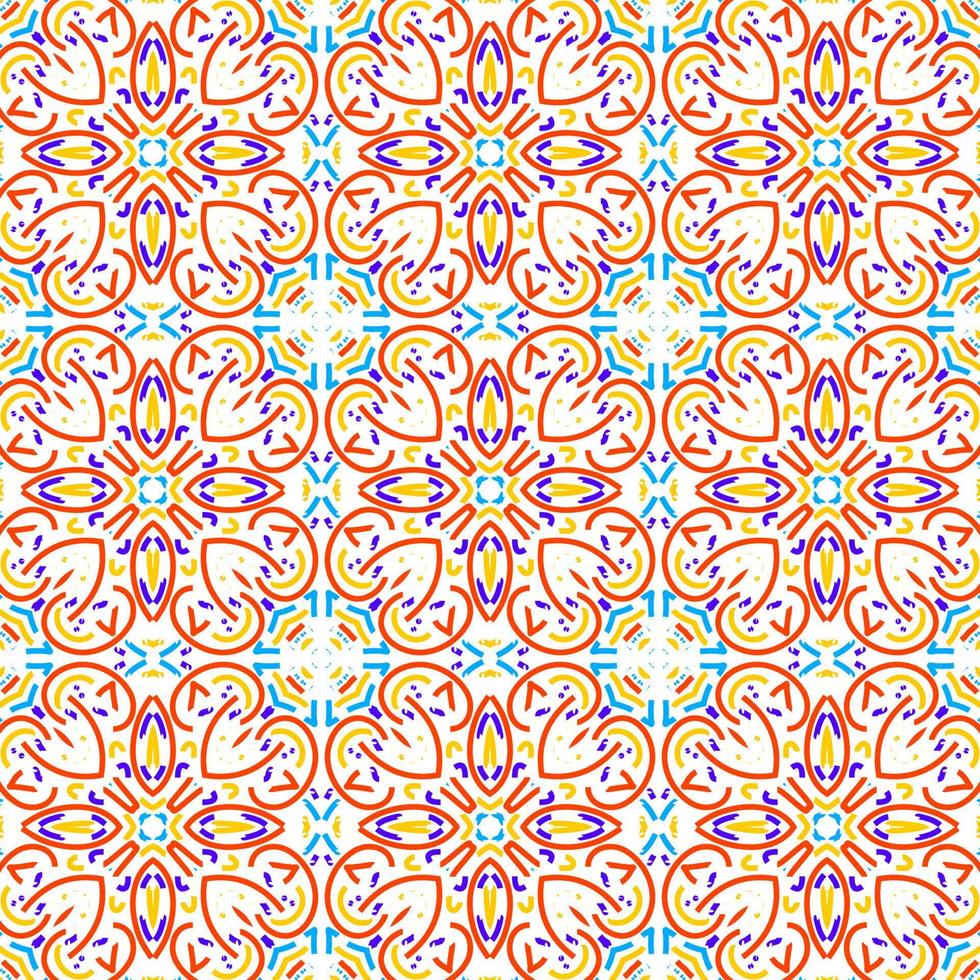 Modern Stylish Vector Seamless Pattern with Lines, Circles, and Various Sizes in Repeating Geometric Background.