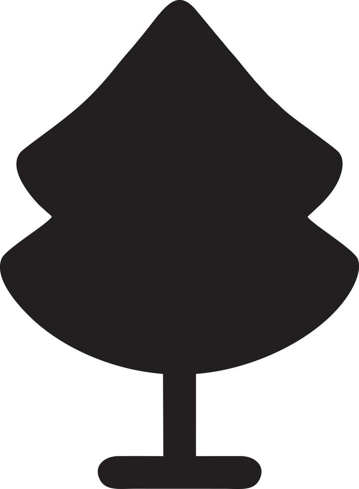 Tree icon symbol image vector, illustration of the tree botany in black image vector