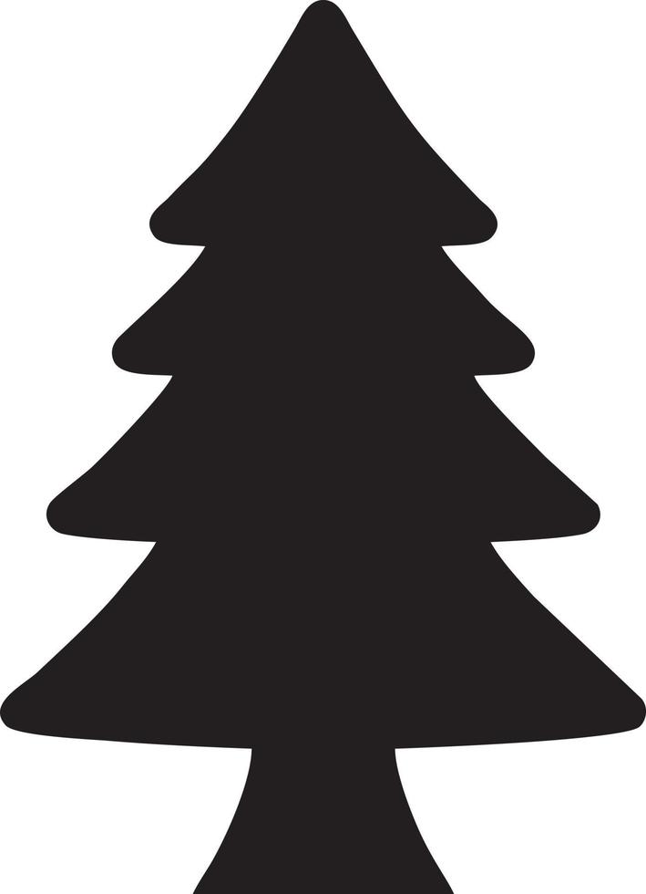 Tree icon symbol image vector, illustration of the tree botany in black image vector