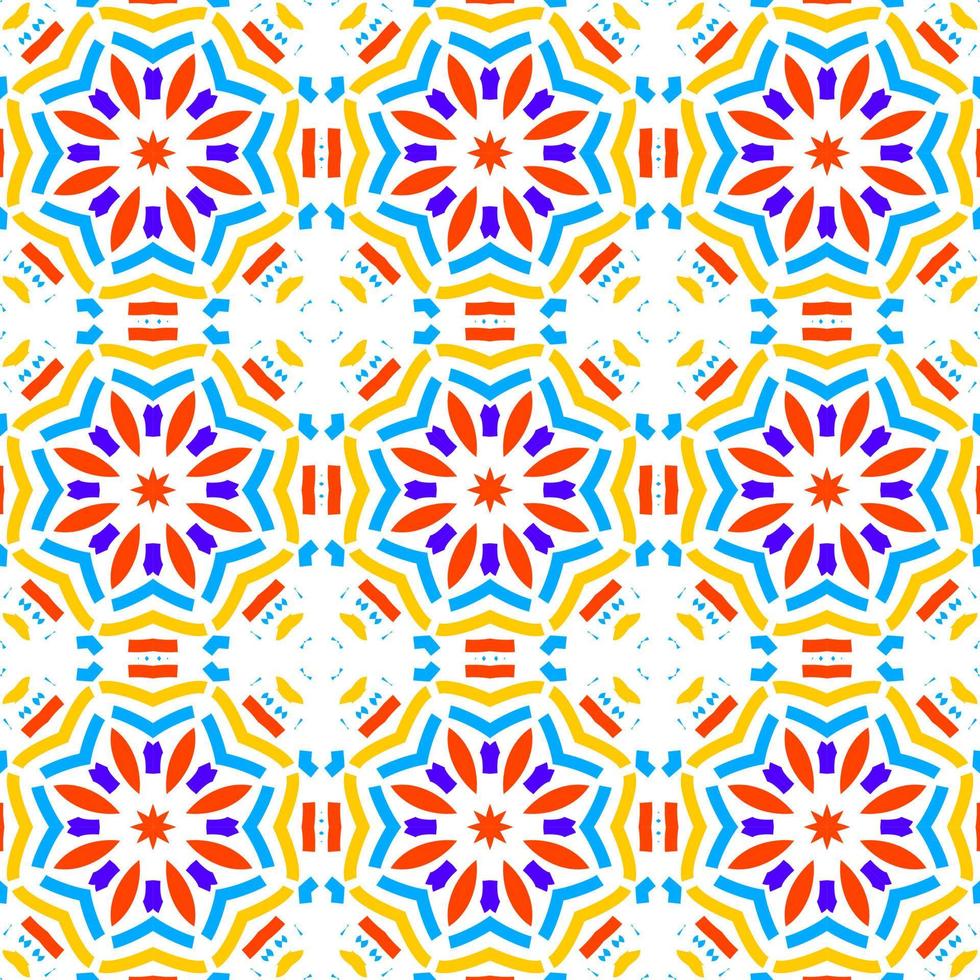Modern Stylish Vector Seamless Pattern with Lines, Circles, and Various Sizes in Repeating Geometric Background.