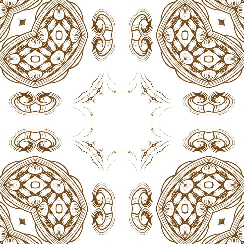 Vector seamless pattern. Modern stylish texture. Repeating geometric background with lines, circles and variously sized.