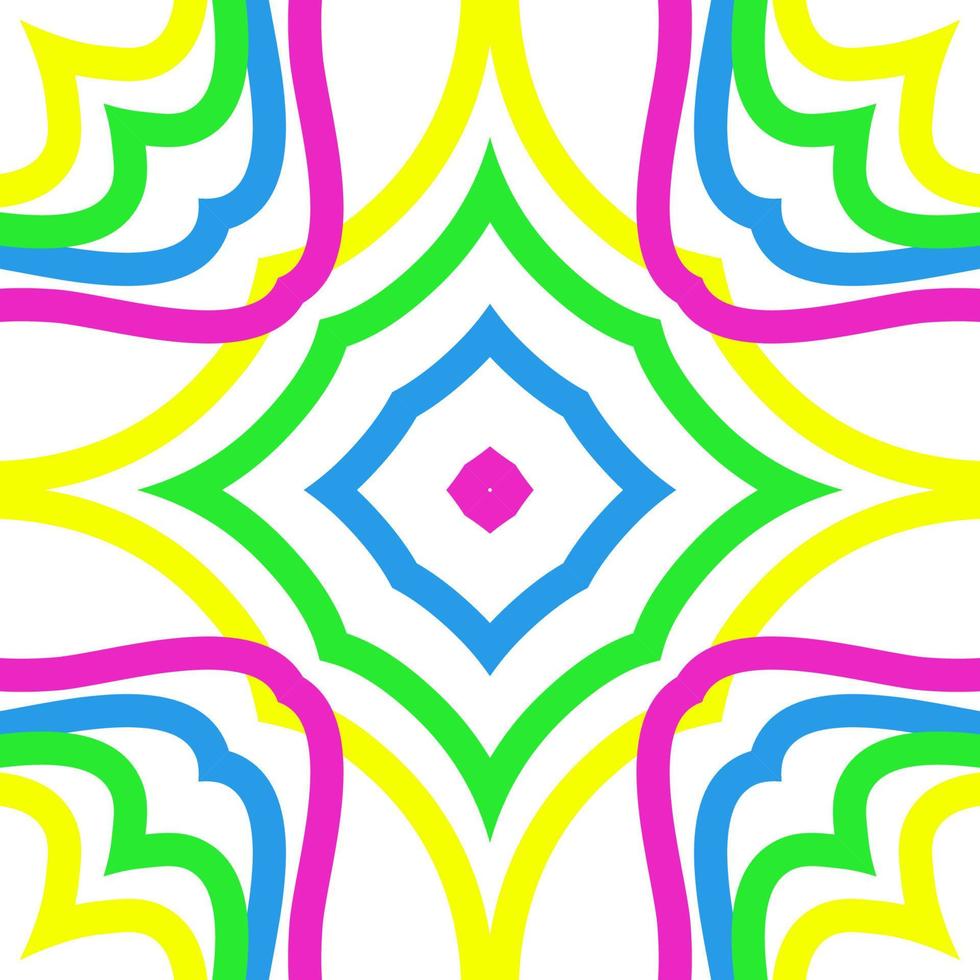 Modern Stylish Vector Seamless Pattern with Lines, Circles, and Various Sizes in Repeating Geometric Background.