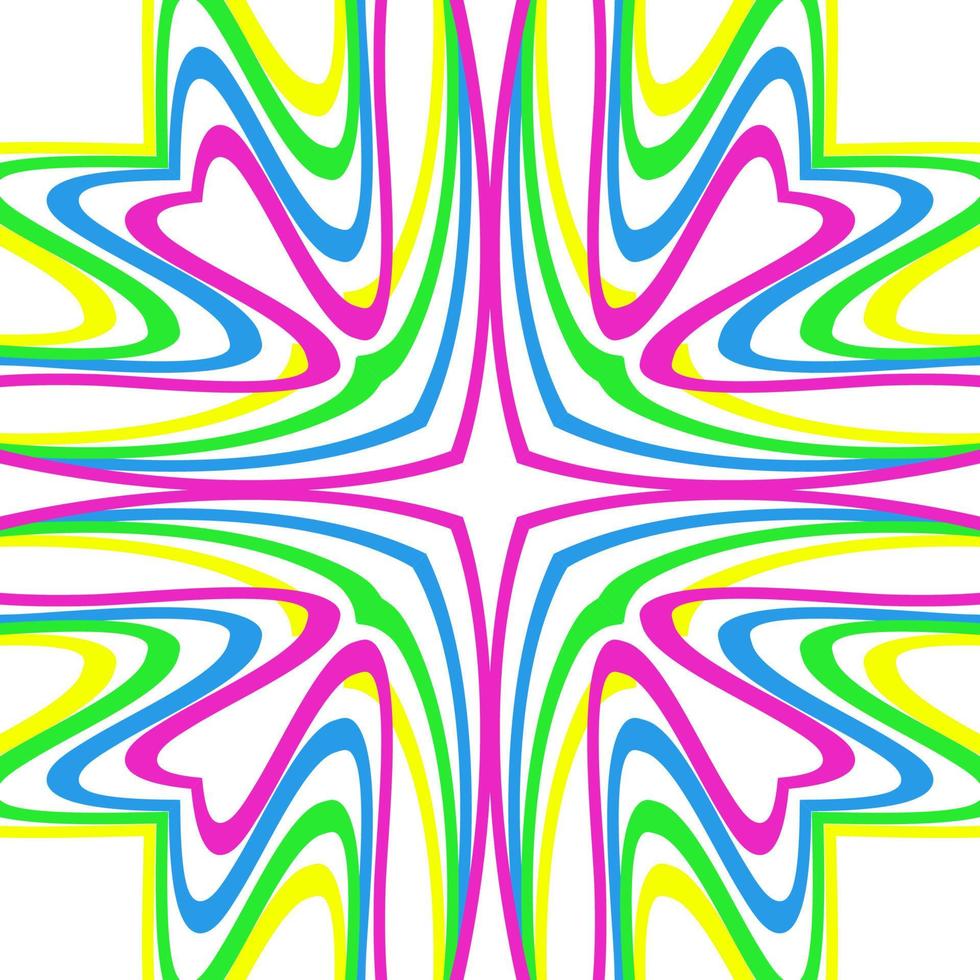 Modern Stylish Vector Seamless Pattern with Lines, Circles, and Various Sizes in Repeating Geometric Background.