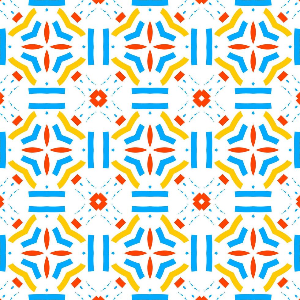 Modern Stylish Vector Seamless Pattern with Lines, Circles, and Various Sizes in Repeating Geometric Background.