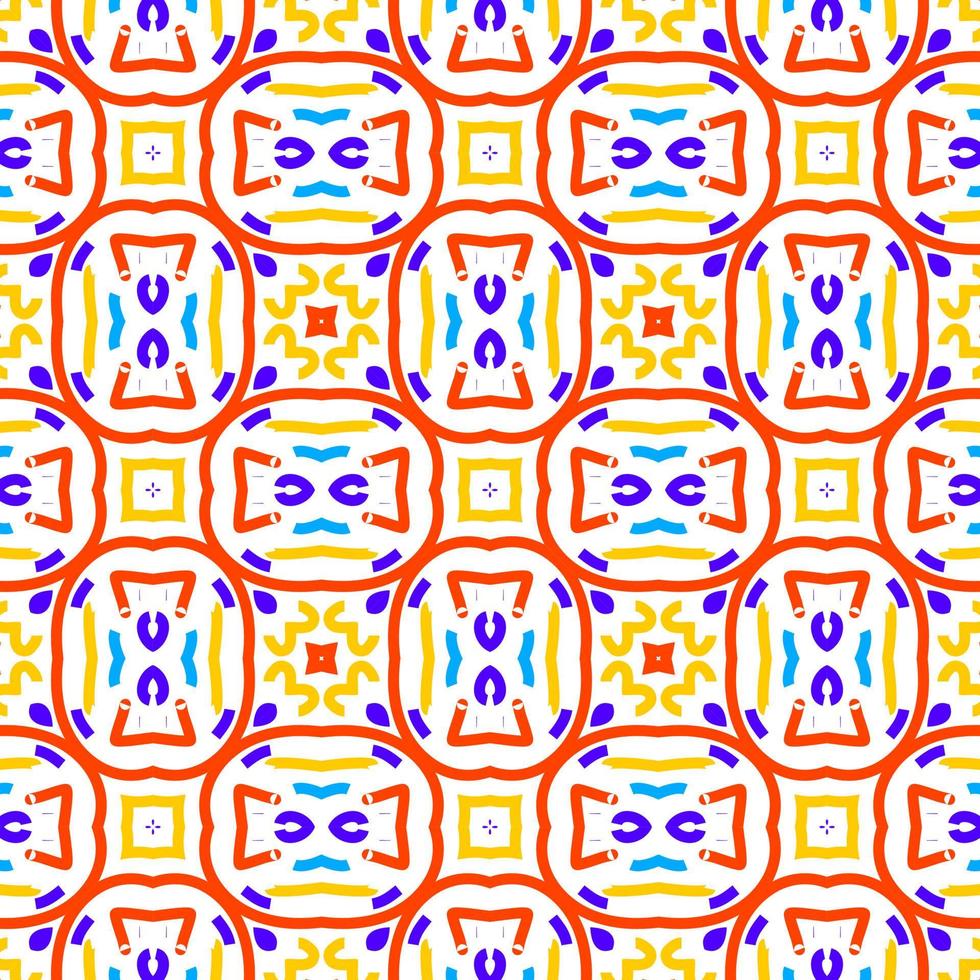 Modern Stylish Vector Seamless Pattern with Lines, Circles, and Various Sizes in Repeating Geometric Background.