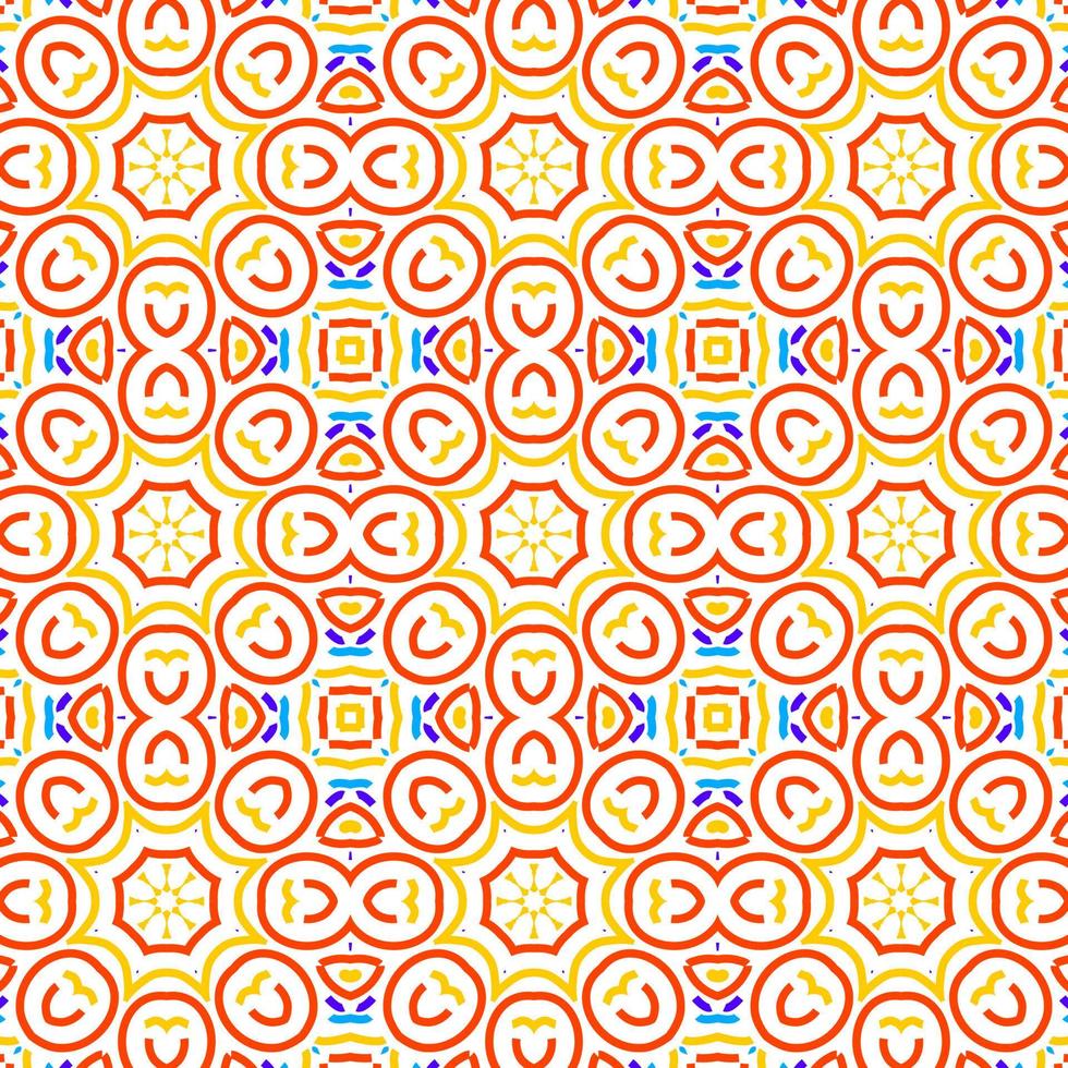 Vector seamless pattern. Modern stylish texture. Repeating geometric background with lines, circles and variously sized.