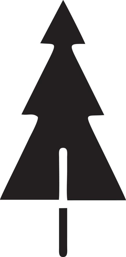 Tree icon symbol image vector, illustration of the tree botany in black image vector