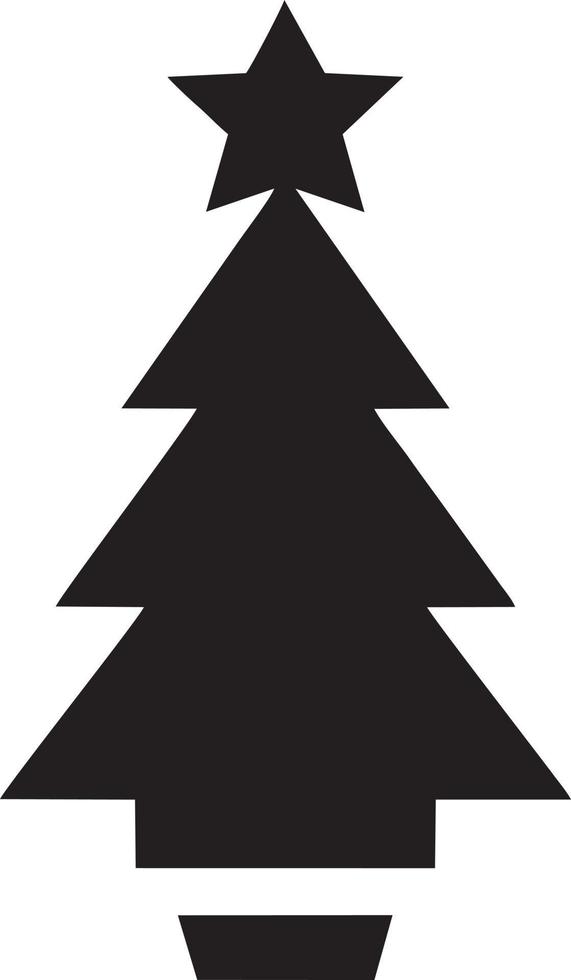 Tree icon symbol image vector, illustration of the tree botany in black image vector