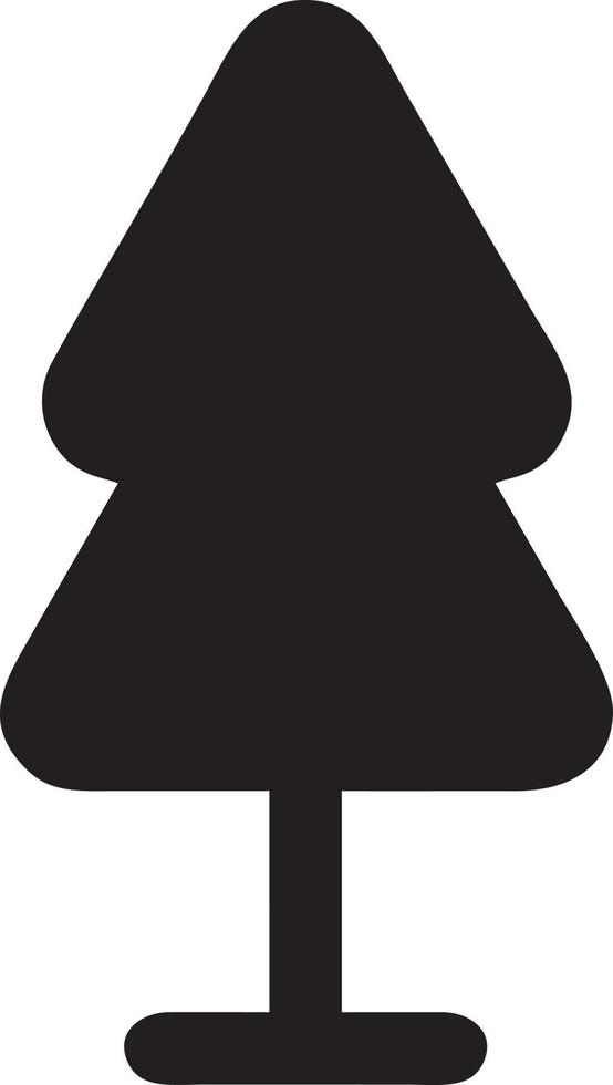 Tree icon symbol image vector, illustration of the tree botany in black image vector