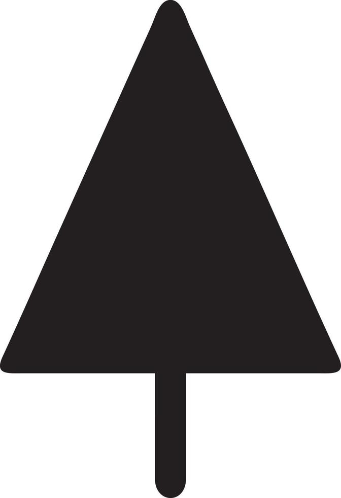 Tree icon symbol image vector, illustration of the tree botany in black image vector