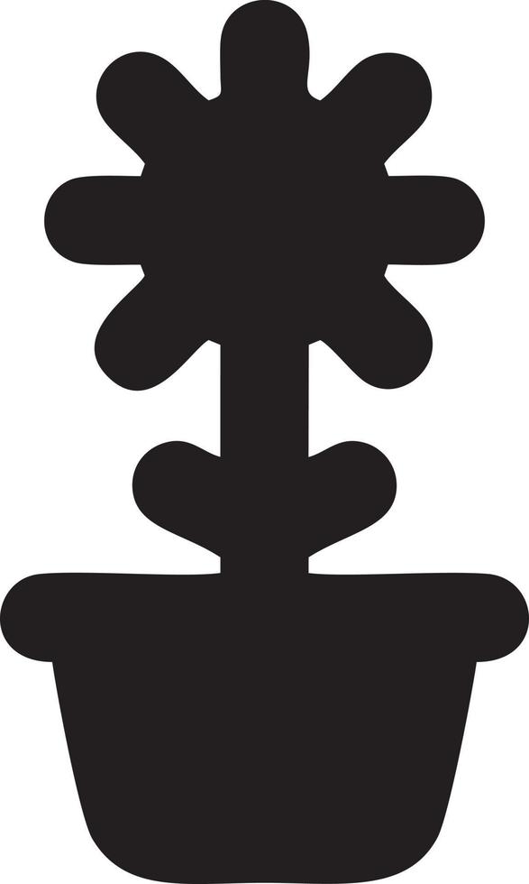 Tree icon symbol image vector, illustration of the tree botany in black image vector