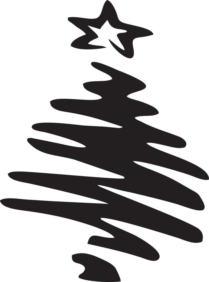 Tree icon symbol image vector, illustration of the tree botany in black image vector
