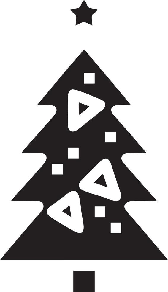 Tree icon symbol image vector, illustration of the tree botany in black image vector