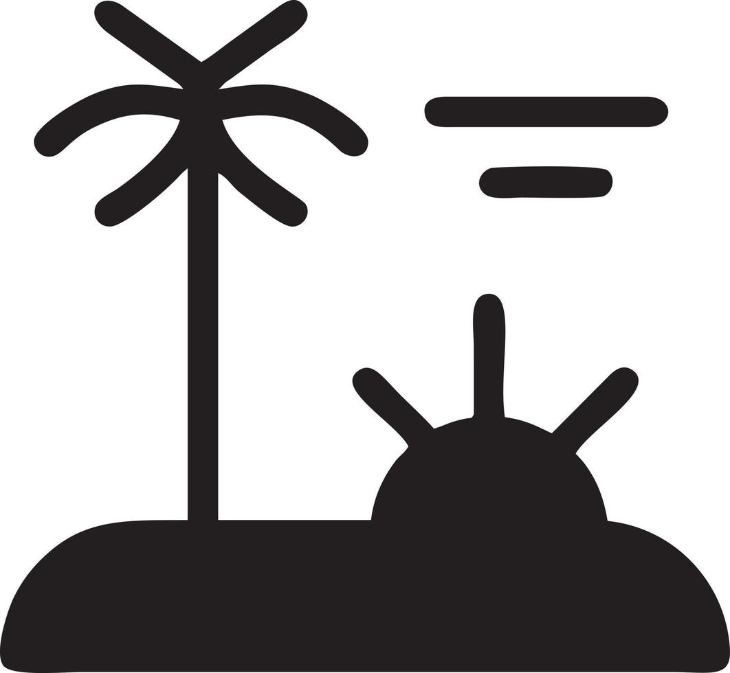 árbol icono símbolo imagen vector, ilustración de el árbol botánica en negro imagen vector