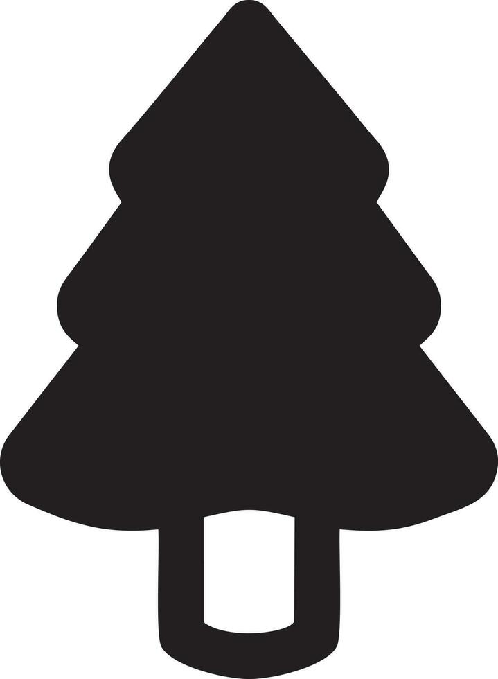 árbol icono símbolo imagen vector, ilustración de el árbol botánica en negro imagen vector