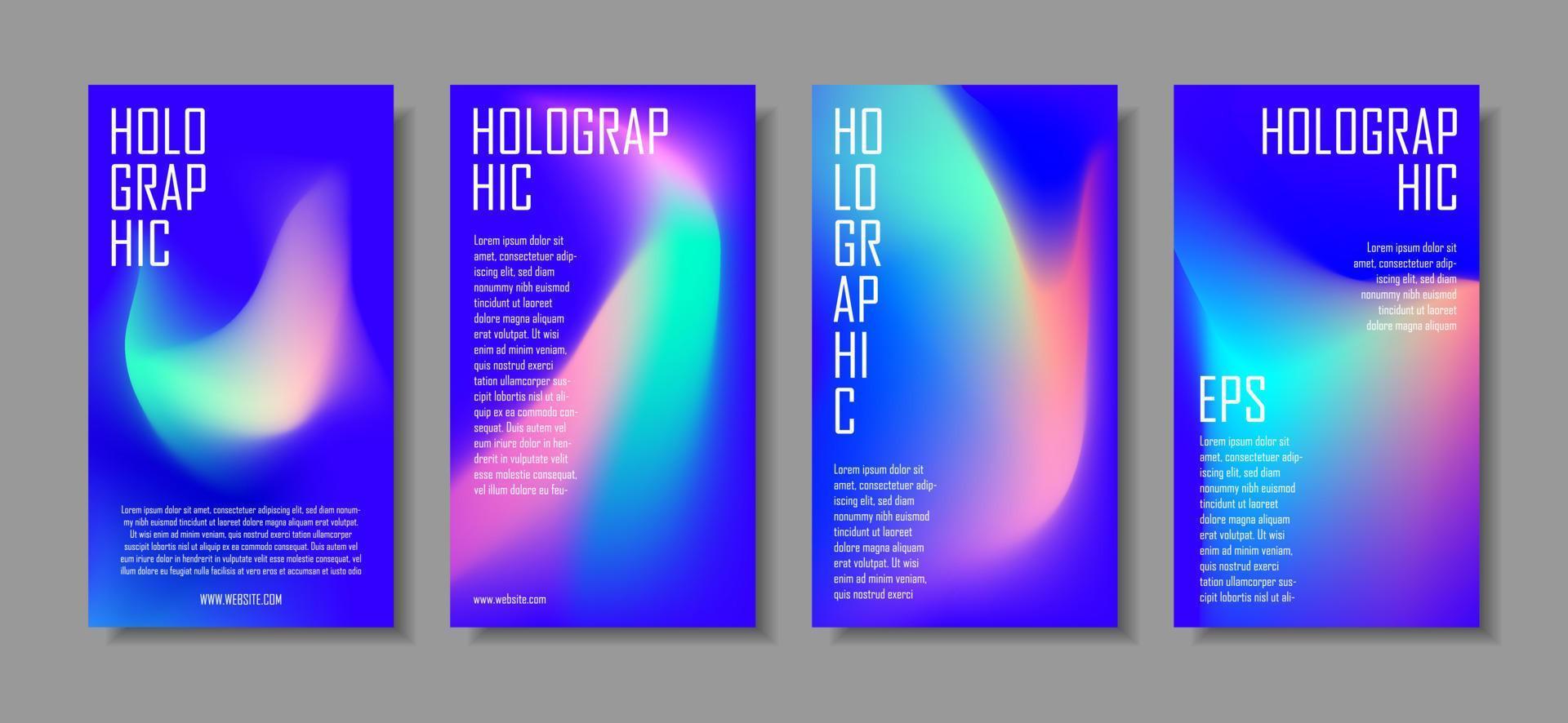 Modern trendy gradient cover design template. Elevate your creative projects with a modern twist vector