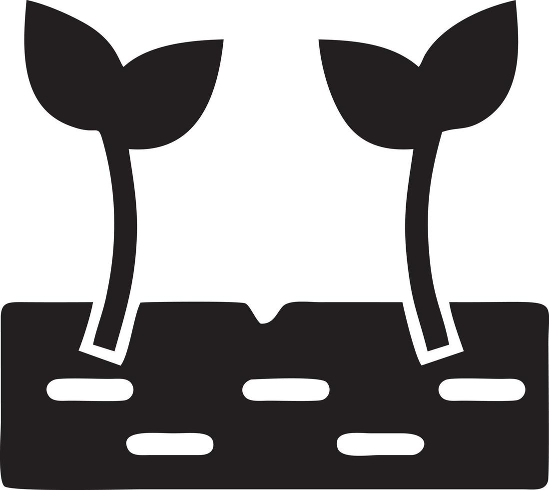 Tree icon symbol image vector, illustration of the tree botany in black image vector