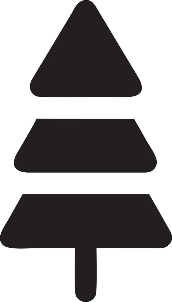 Tree icon symbol image vector, illustration of the tree botany in black image vector