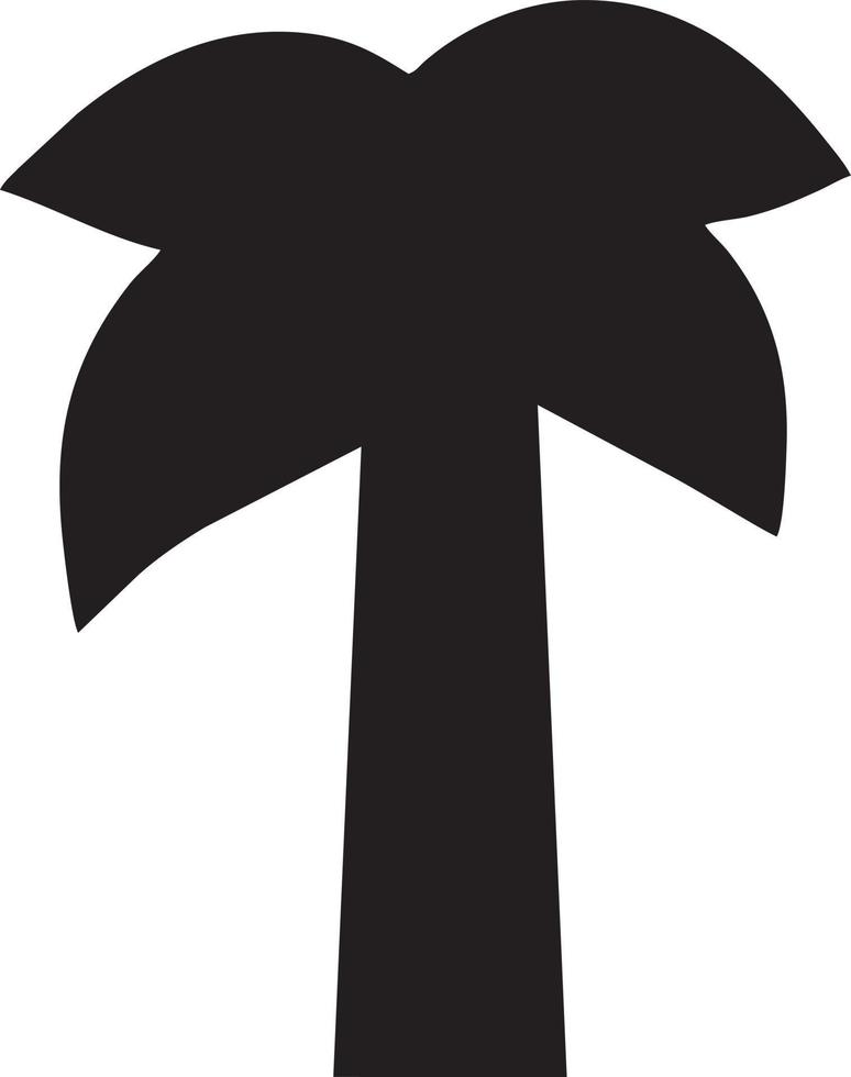 Tree icon symbol image vector, illustration of the tree botany in black image vector