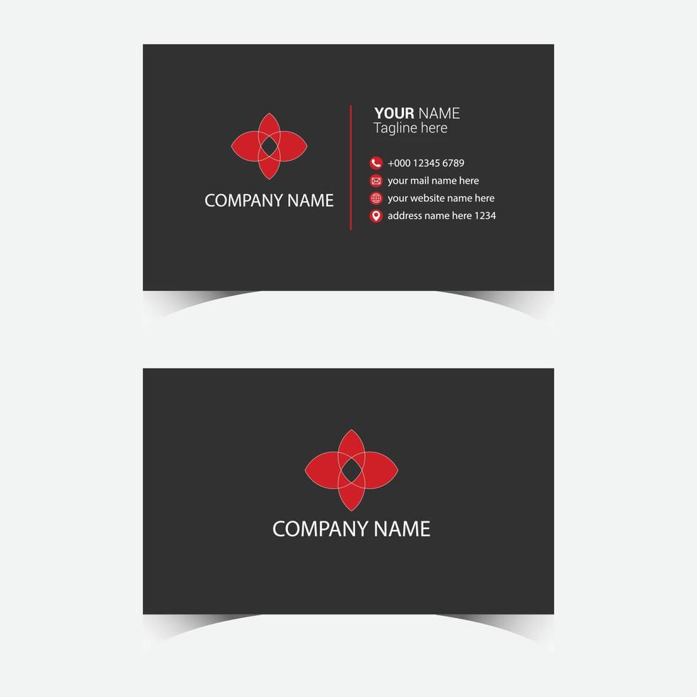 Creative Business Card Design for your Business vector